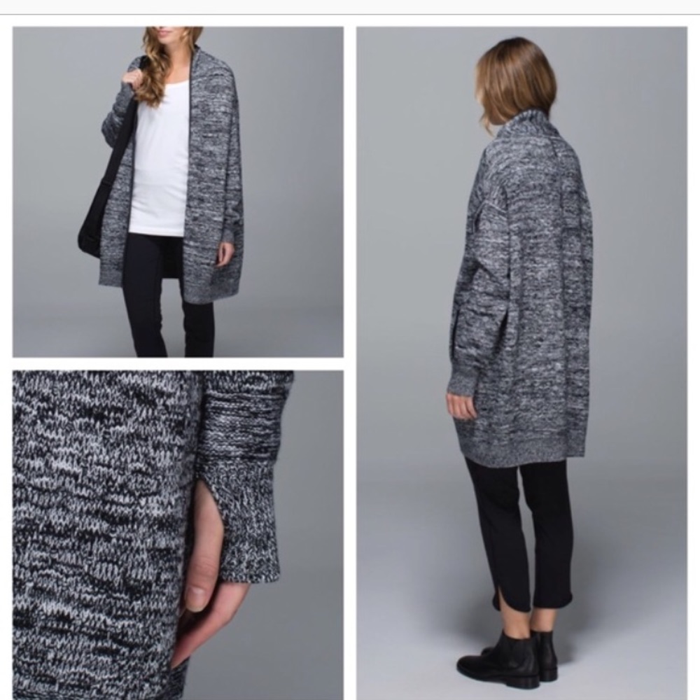 Lululemon cardi allday merino wool sweater